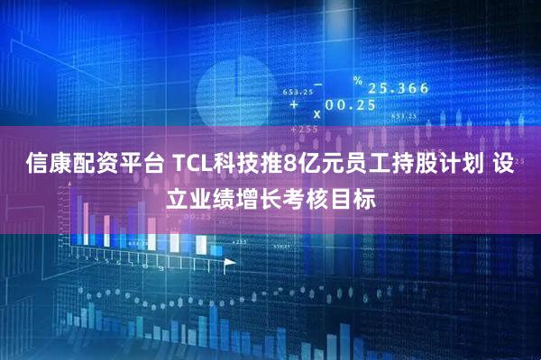 信康配资平台 TCL科技推8亿元员工持股计划 设立业绩增长考核目标